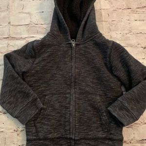 The Children’s Place Sherpa lined zip up hoodie.